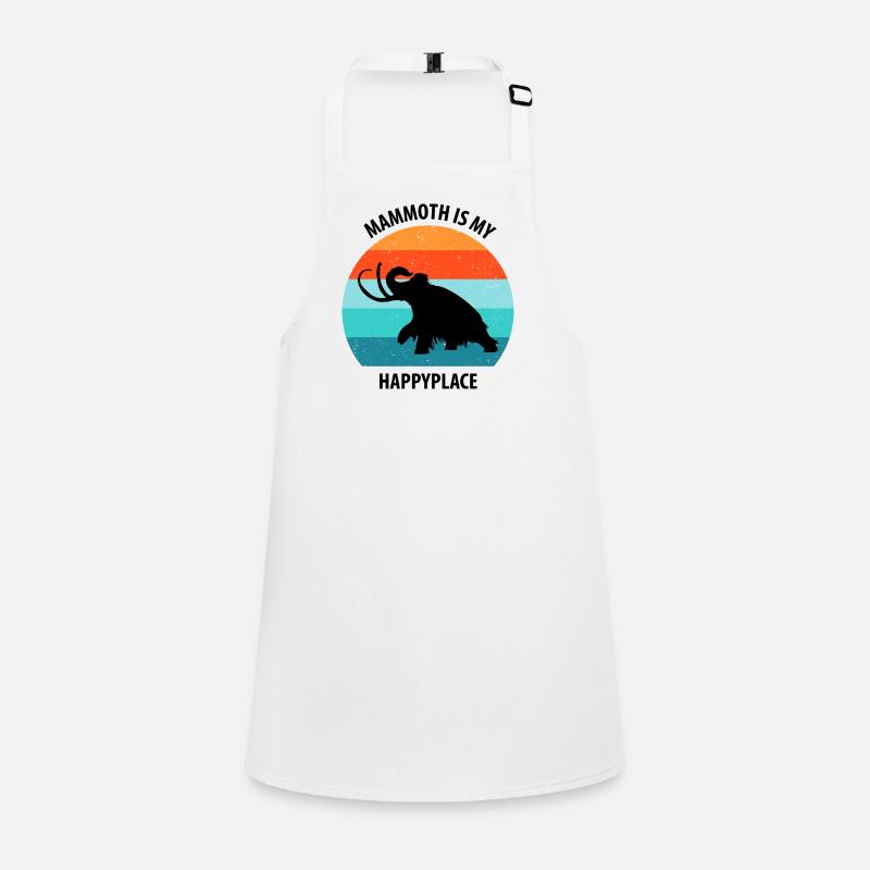 Funny Mammoth Stone Age Ice Age Design Prehistoric Children's Apron