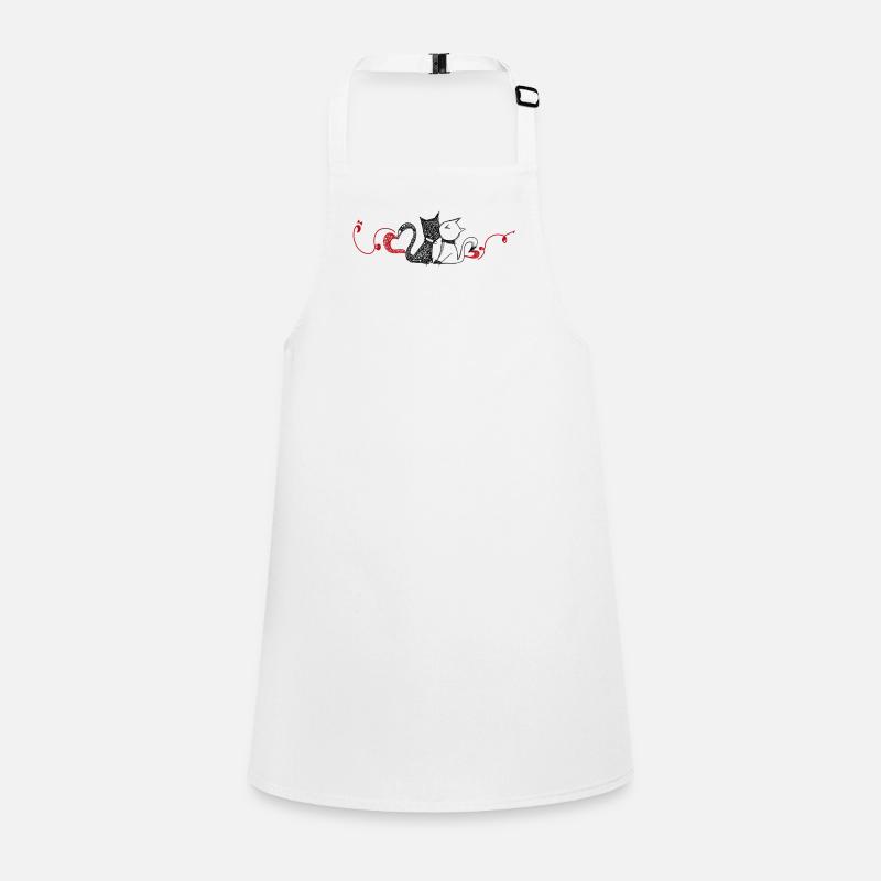 Two loving cats Children's Apron