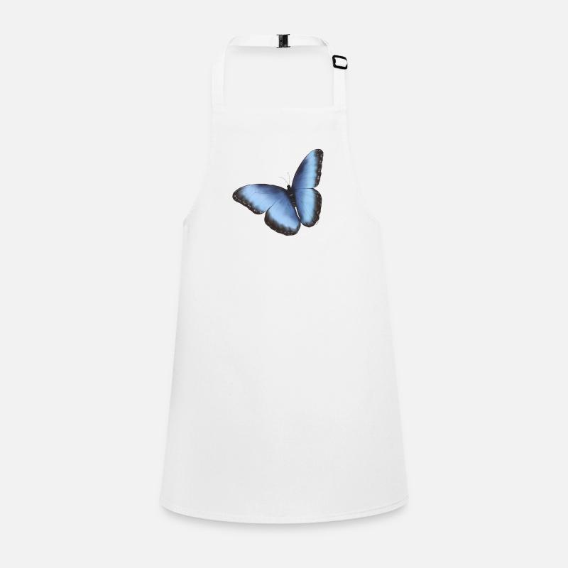Blue morpho butterfly Children's Apron