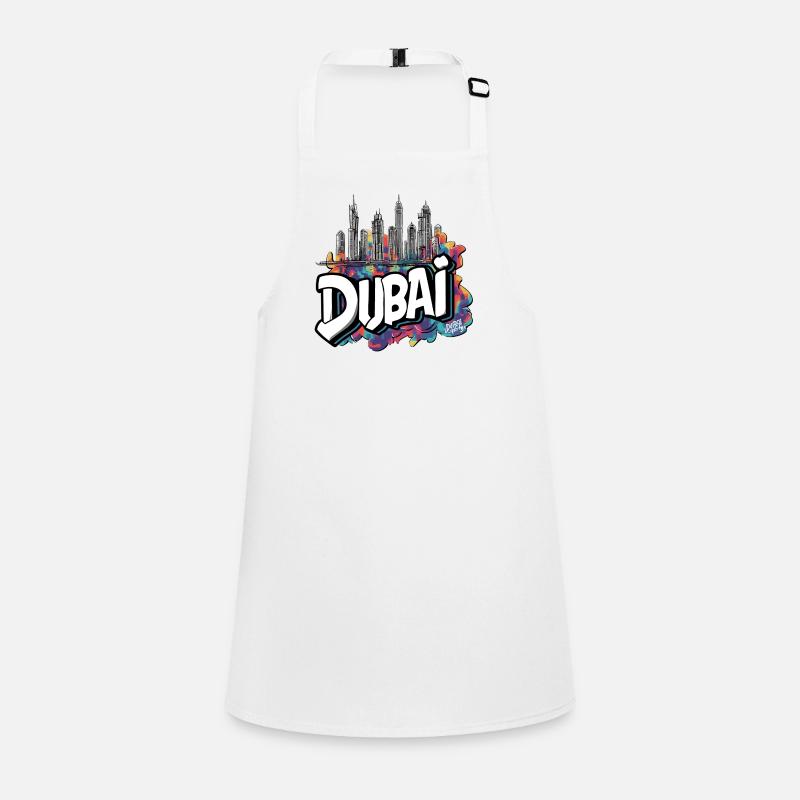 Dubai skyline arabische Emirate Schürze für Kinder
