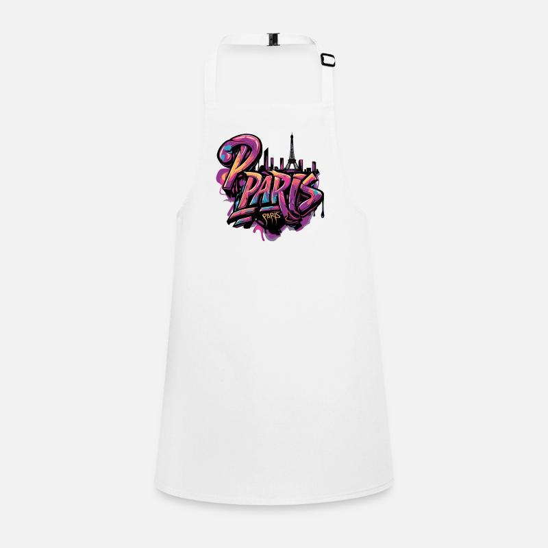 Paris France Eiffel Tower Children's Apron
