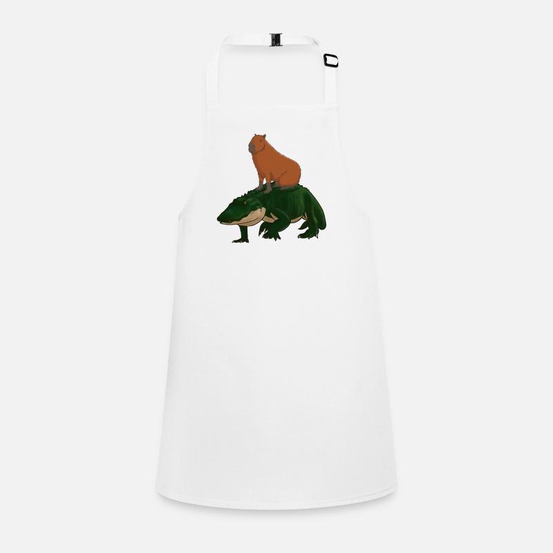 Capybara Crocodile Tablier Enfant