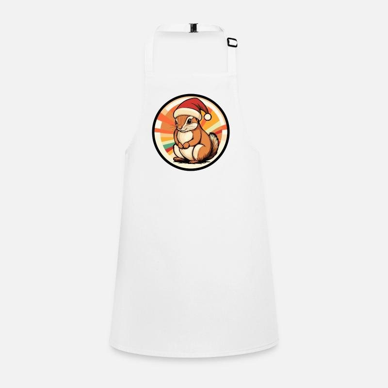 Squirrel Christmas Animal Children's Apron