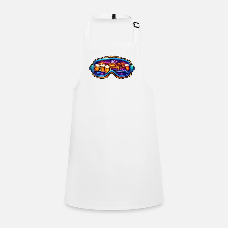 Bierfest Neon Goggles Schürze für Kinder