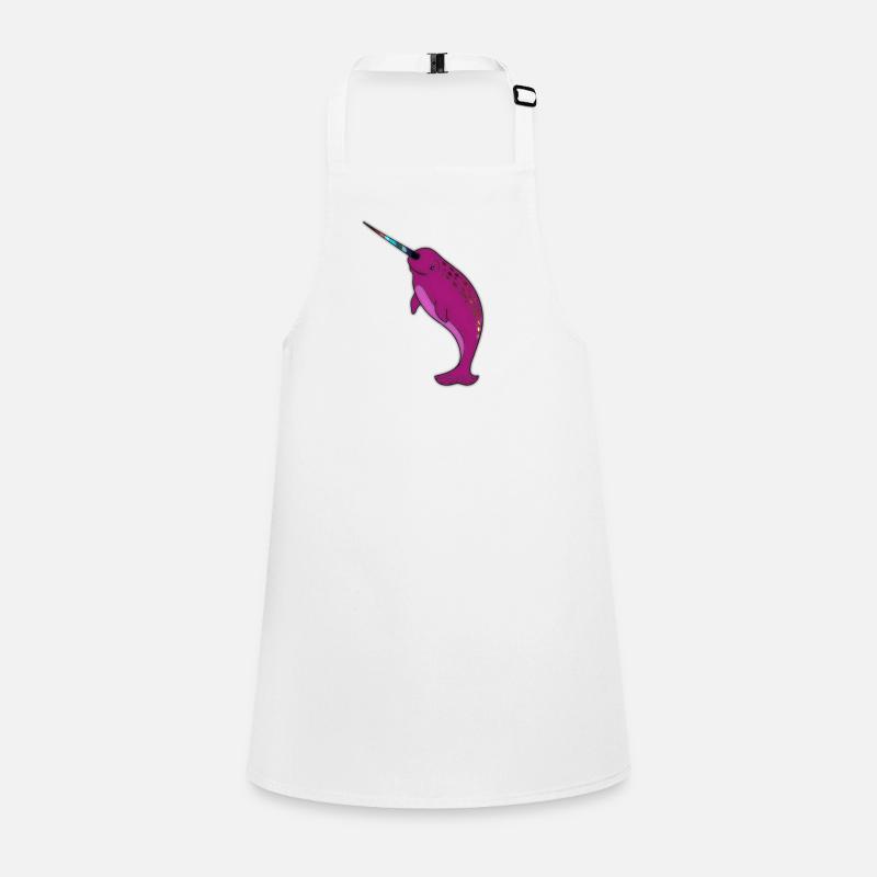 Flipper Licorne - Tablier Enfant - blanc