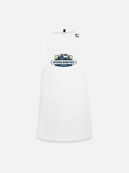 4x4 Overlanding Squad - Tablier Enfant - blanc - Devant