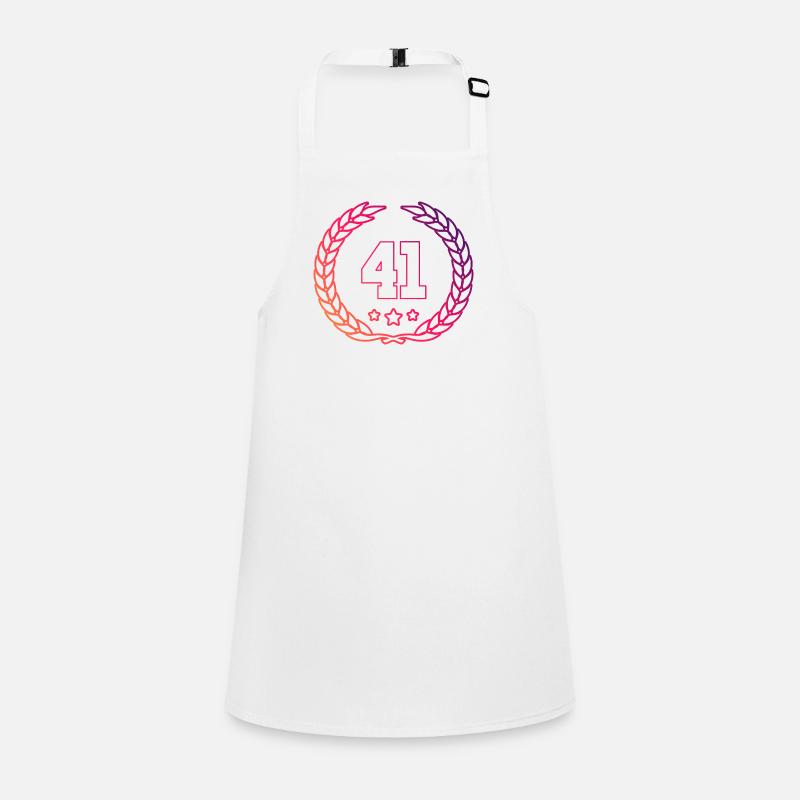 41 Number wreath Children's Apron