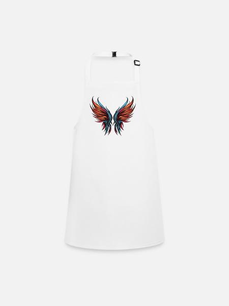 Wing Icon - Children's Apron - white - Front