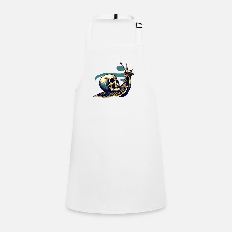 Snail and skull Children's Apron