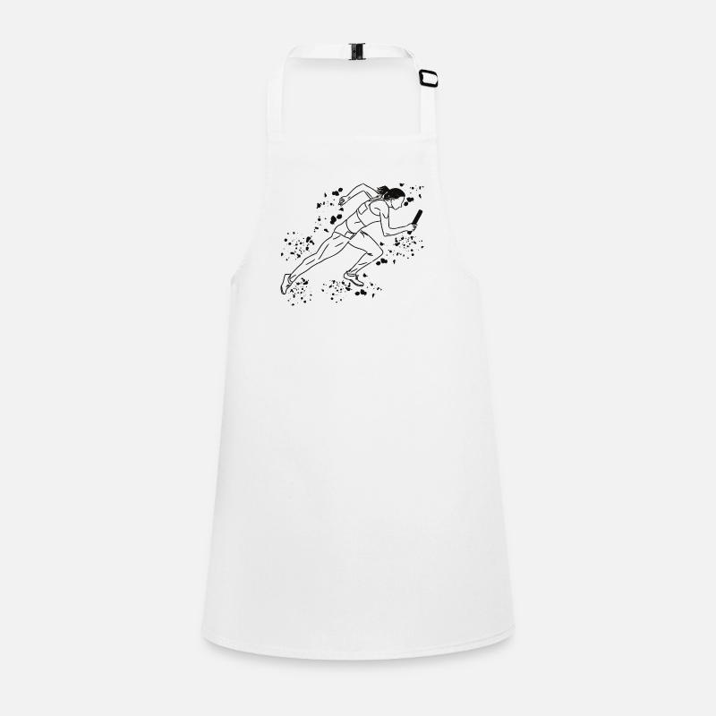 Relay Runner Relay Race Relay Race Children's Apron