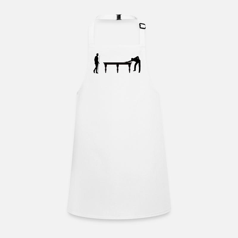 BILLARD, BILLARD, BILLARD, 8 BAILLES, 9 BALLES. Tablier Enfant