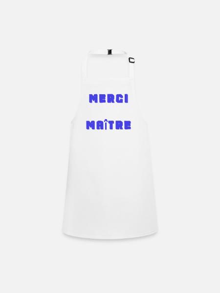 THANK YOU. THANKS. THANK YOU. ANNIVERSARY. BIRTH. - Children's Apron - white - Front