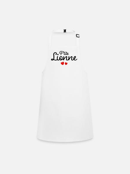 Petite Lionne Humour Surnom Affectueux Femme - Tablier Enfant - blanc - Devant
