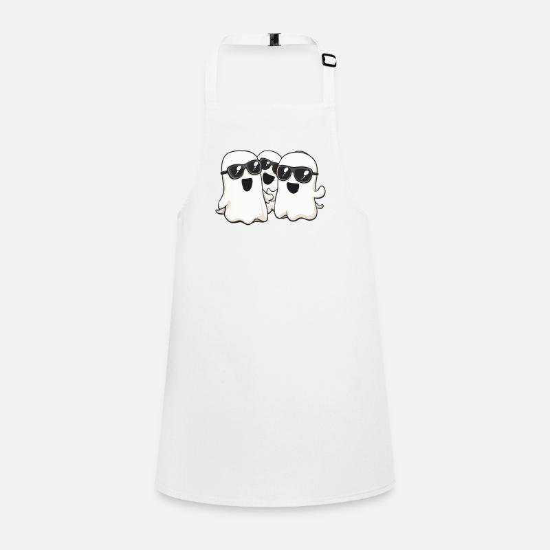 Ghost Halloween Sunglasses Children's Apron