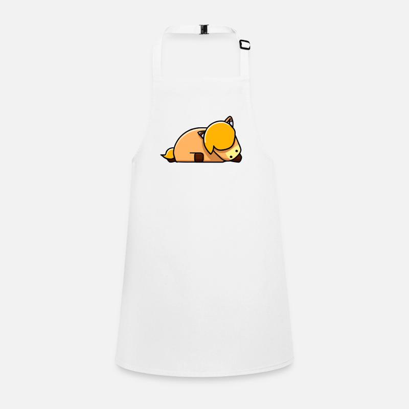 Süßes Pferd schläft Schürze für Kinder