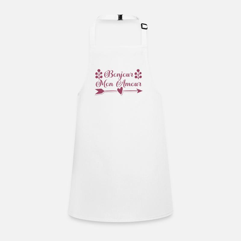 Bonjour mon amour. cadeau saint valentin. Tablier Enfant
