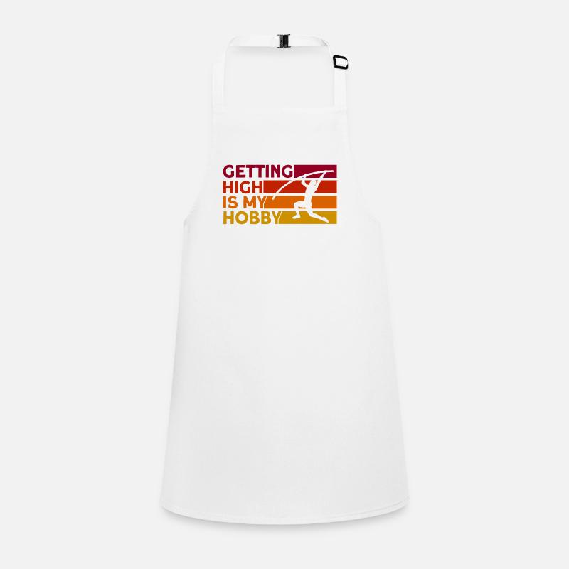 Athletics Pole Vault Jumping Gift Children's Apron