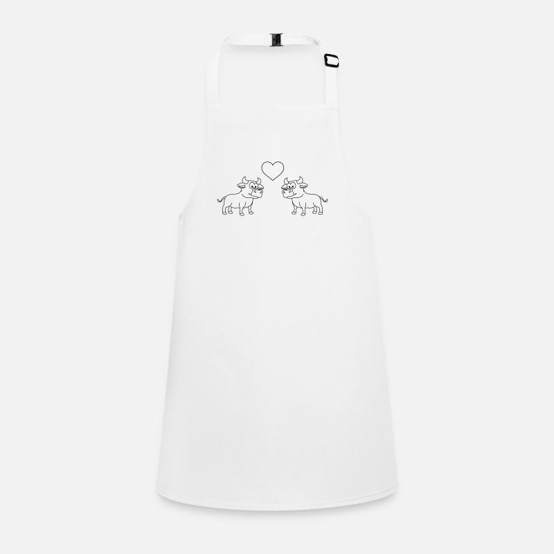 Taurus Comic Couple Love Children's Apron