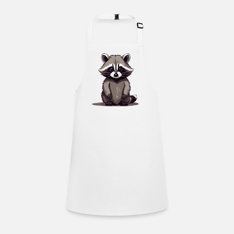 Raccoon sitting Children's Apron