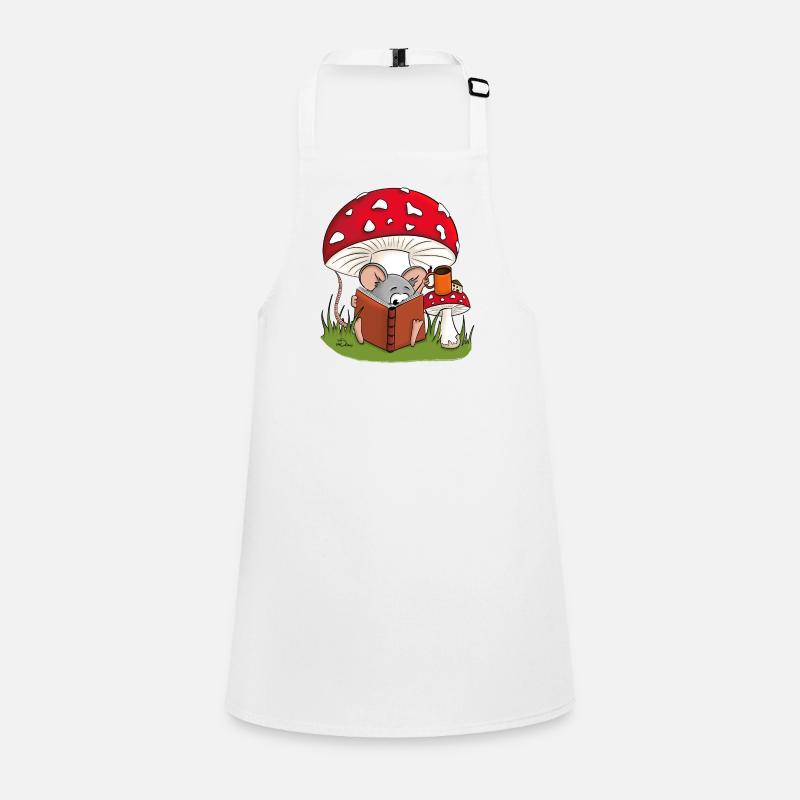 Mouse under Mushroom Children's Apron