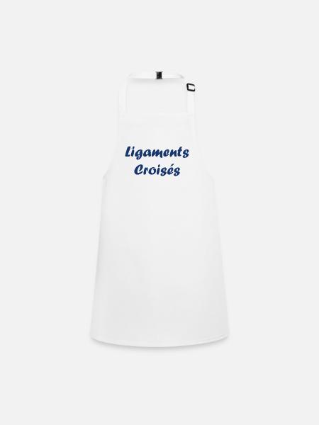 ligaments croises - Tablier Enfant - blanc - Devant