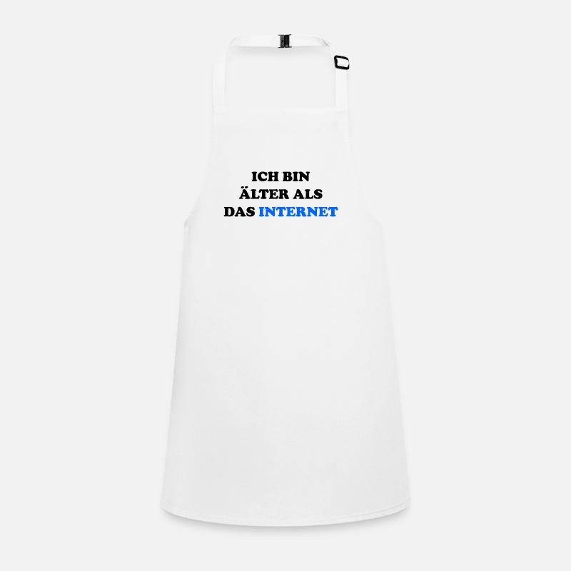 I'm older than the internet funny saying Children's Apron