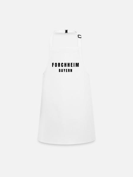 Forchheim, Bavaria - Children's Apron - white - Front