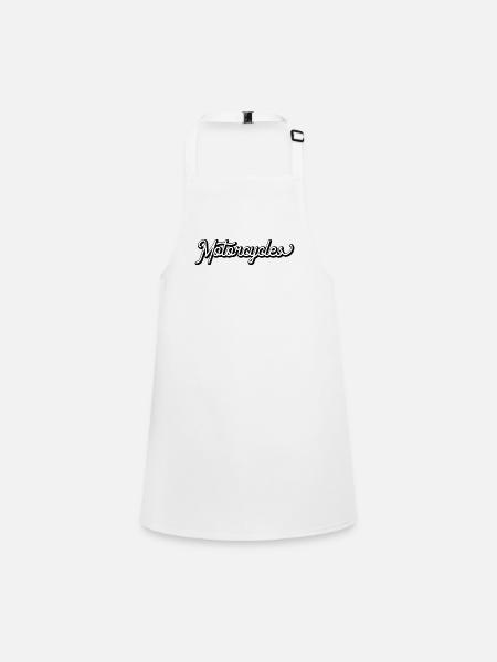 Motorcycles - Children's Apron - white - Front