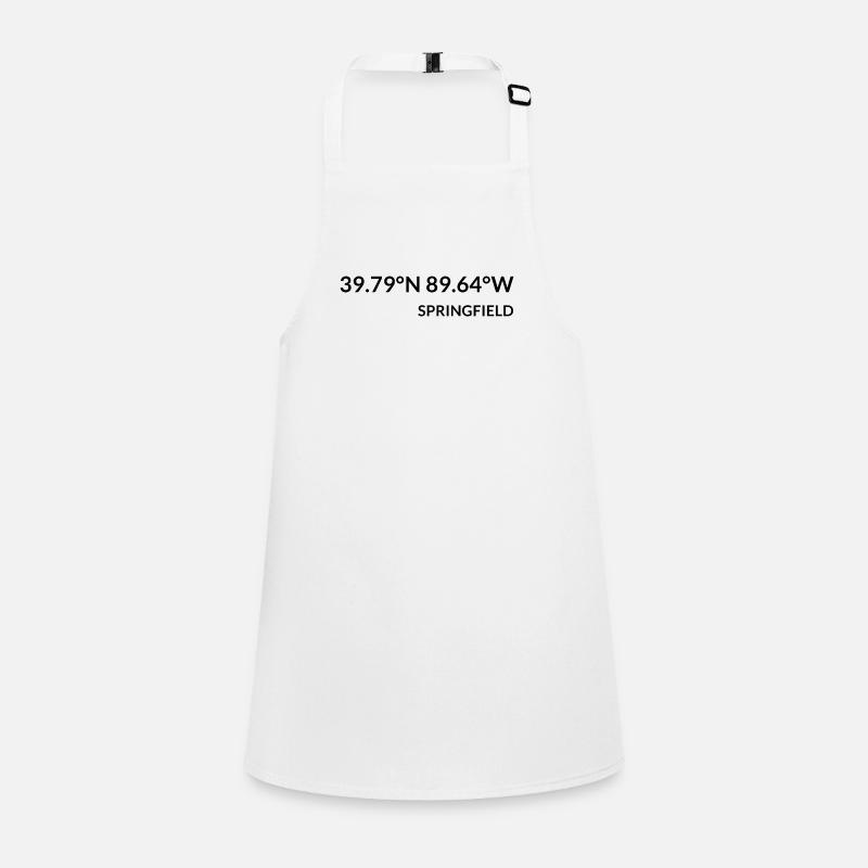 Springfield, Illinois, United States Coordinates Children's Apron