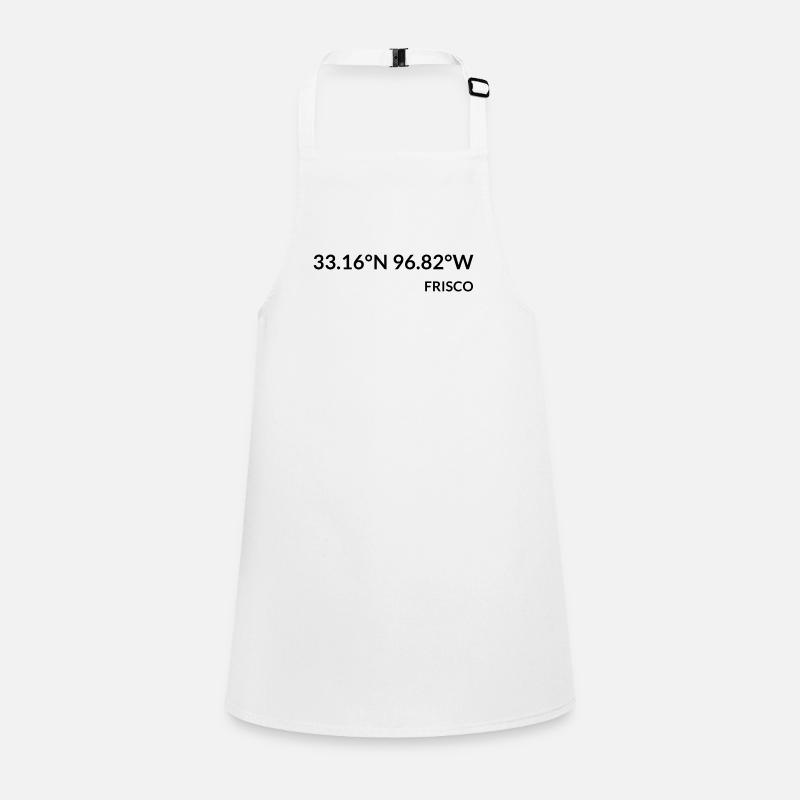 Frisco, Texas, USA Coordinates Children's Apron