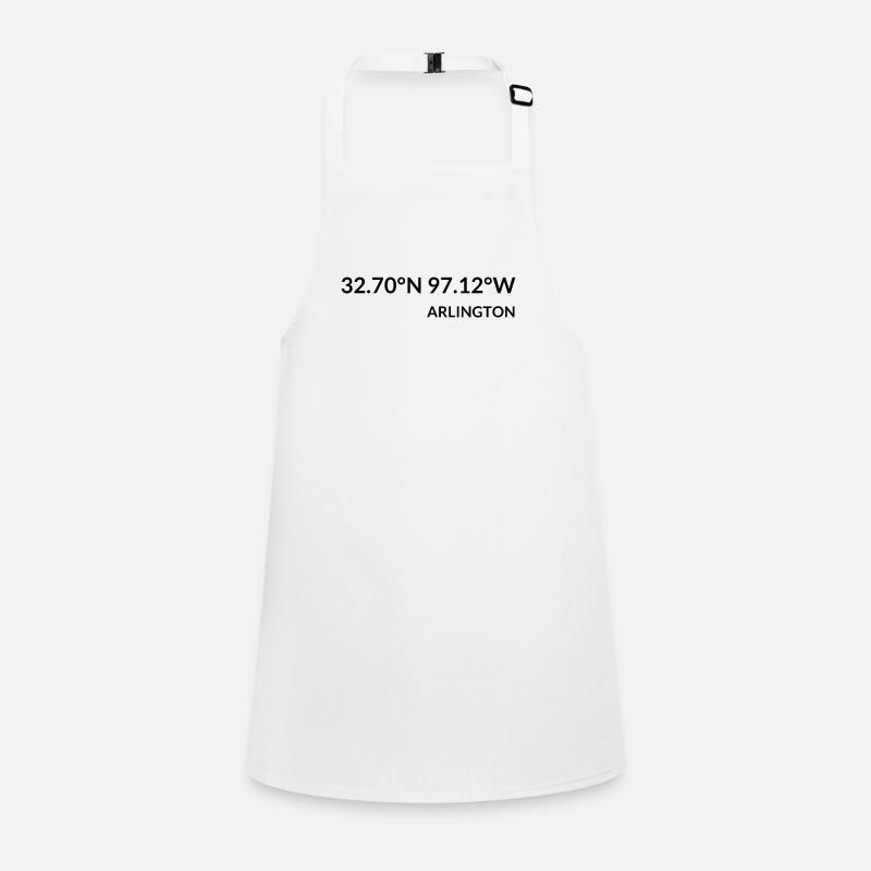 Arlington, Texas, USA Coordinates Children's Apron