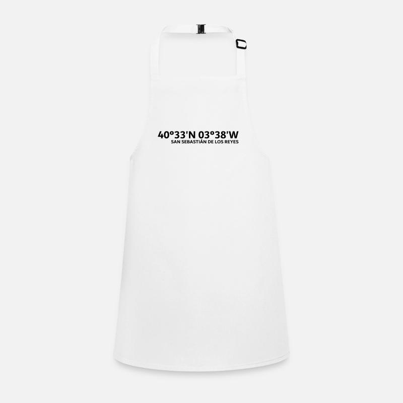 San Sebastián de los Reyes Coordinates Children's Apron