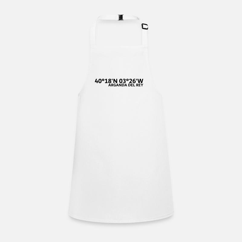 Arganda del Rey Coordinates Children's Apron