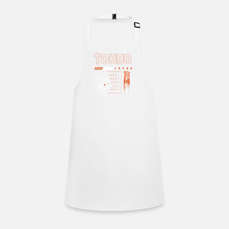 Tokio Weltreise Tempel Schürze für Kinder