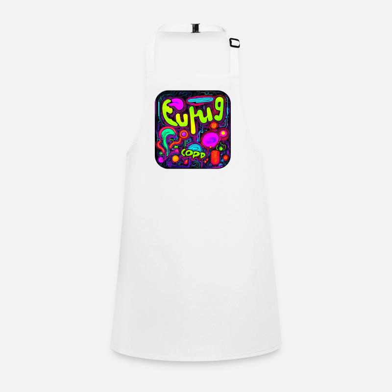 Couleurs néon style vif UV Tablier Enfant