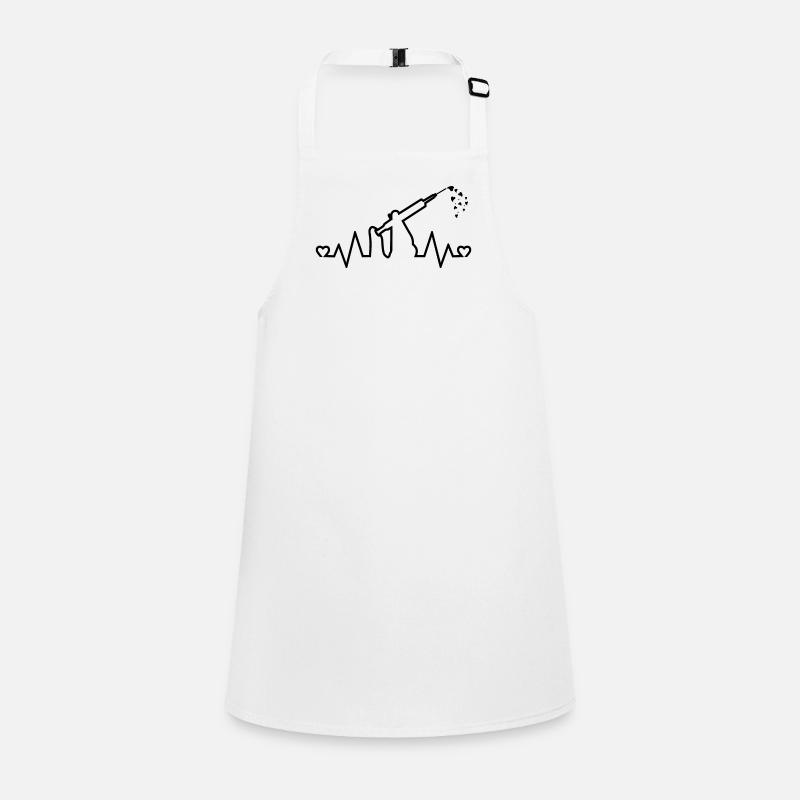 Injection d'amour cadeau original pour Infirmière - Tablier Enfant - blanc