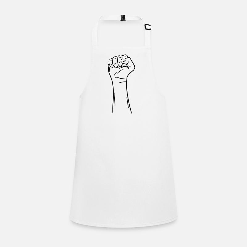 main poing 2 / poing / combat / protestation Tablier Enfant