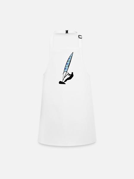 windsurfing - Children's Apron - white - Front