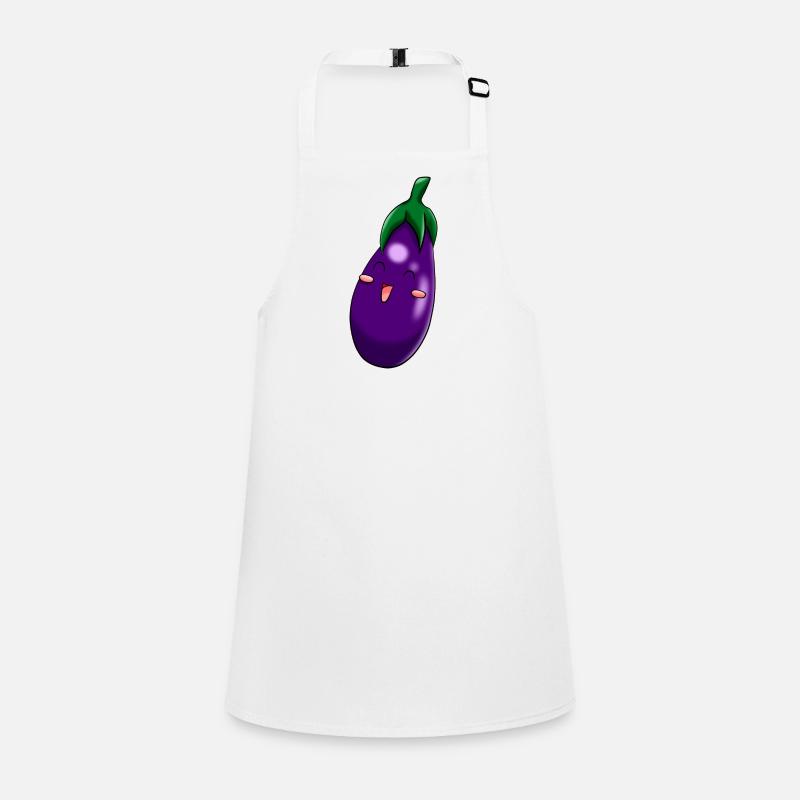 Happy eggplant Children's Apron