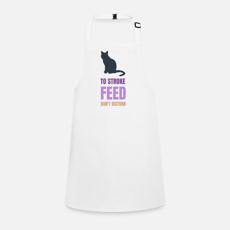 To Stroke Feed Don't Disturb. Children's Apron