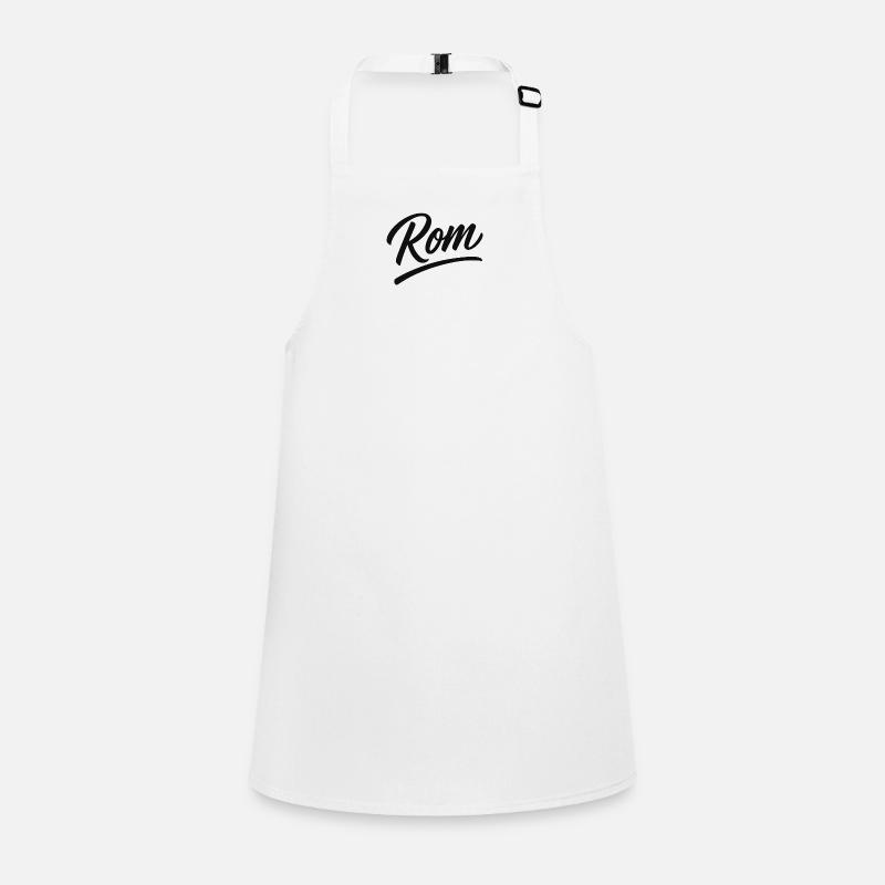 Sous-ligne de lettrage en écriture Rom Tablier Enfant