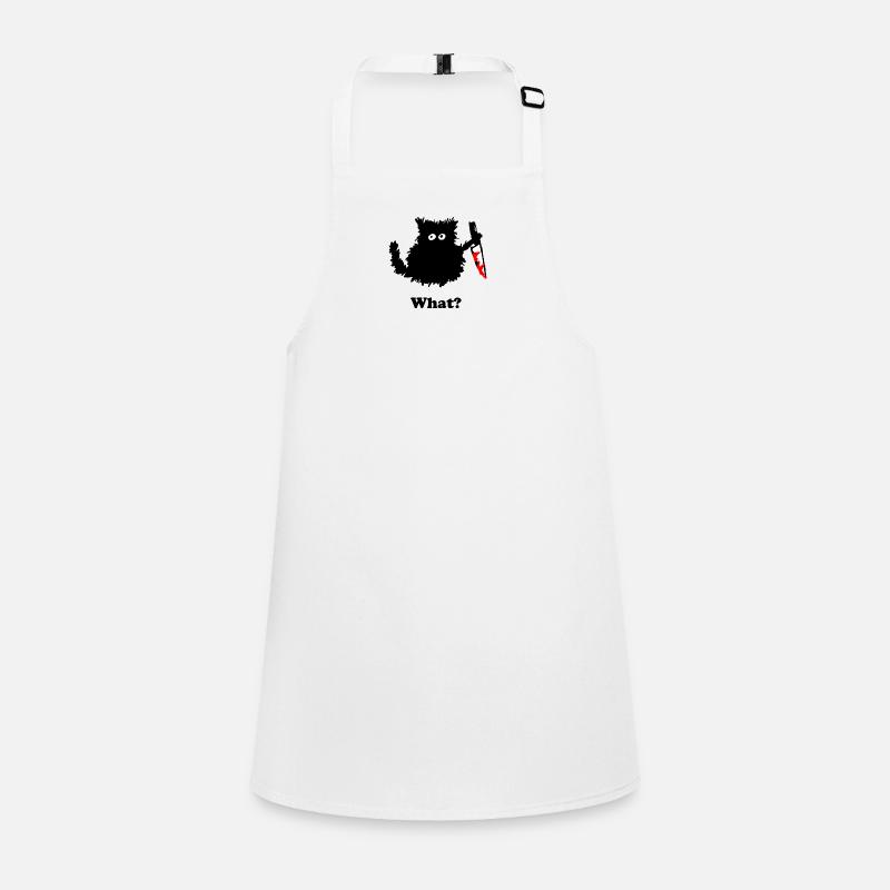 Murder Kitten Sticker Children's Apron