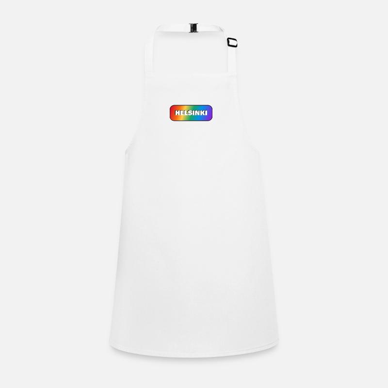 HELSINKI PRIDE GAY FLAG REGENBOGEN Schürze für Kinder