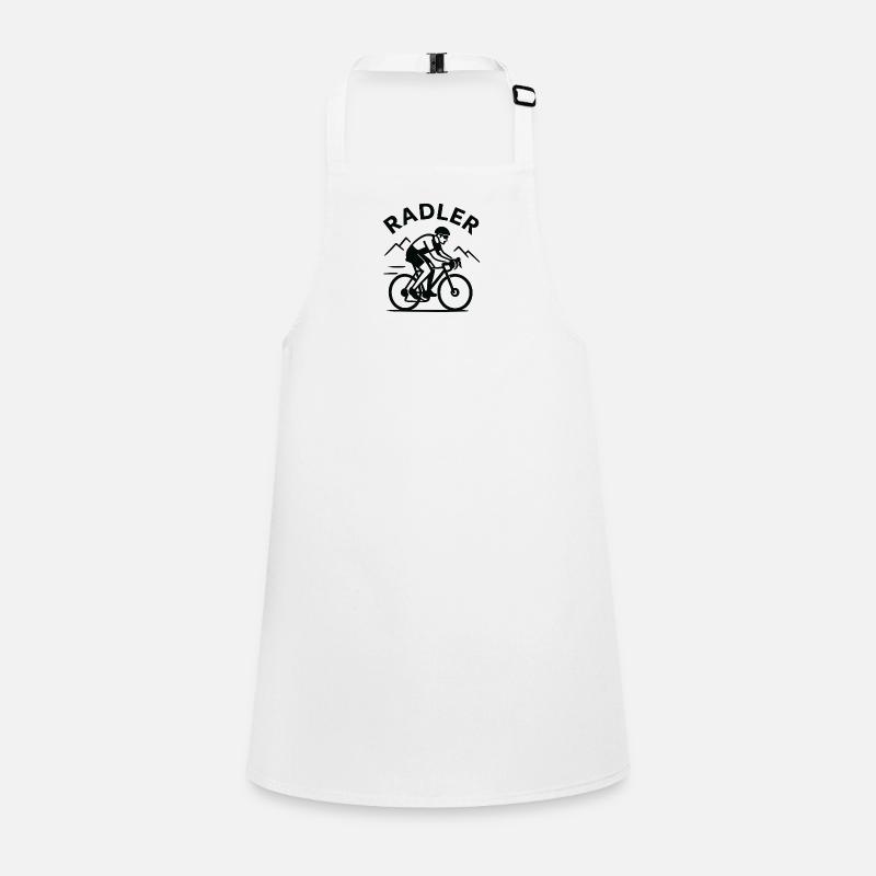 Silhouette du cycliste Tablier Enfant