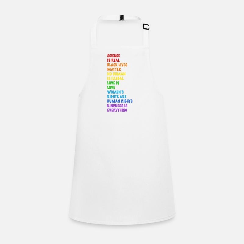 Human Rights! No one is illegal Children's Apron