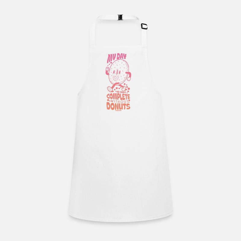 Donut Sweets Donuts Food Baker Cadeau Tablier Enfant