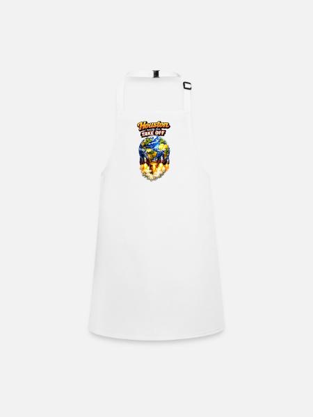 Houston Takeoff: World Missiles - Children's Apron - white - Front