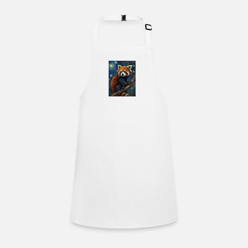 Panda Roux, Van Gogh, Style Tablier Enfant