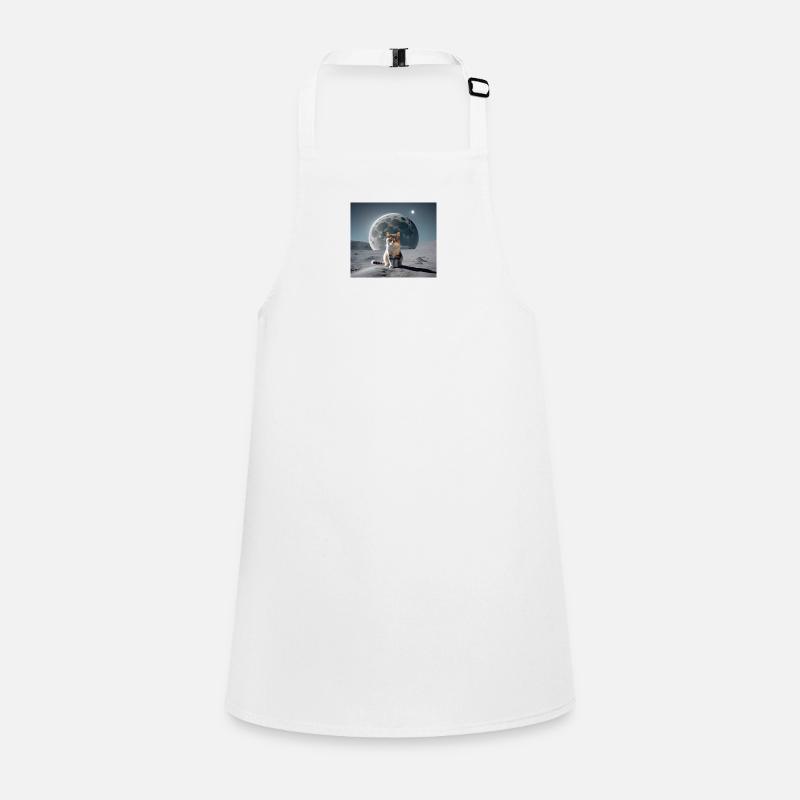 Cat on the Moon Children's Apron