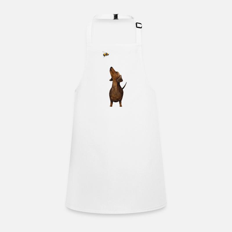 Dackel mit Hummel - Süßestes Dackel Geschenk ever! Schürze für Kinder